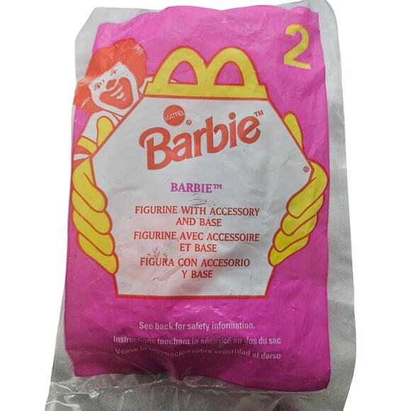 1998 McDonalds Barbie Doll 2 New in Package - Picture 1 of 2